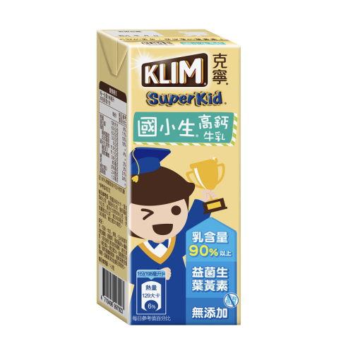 克寧飲品 國小生高鈣牛乳 198ml