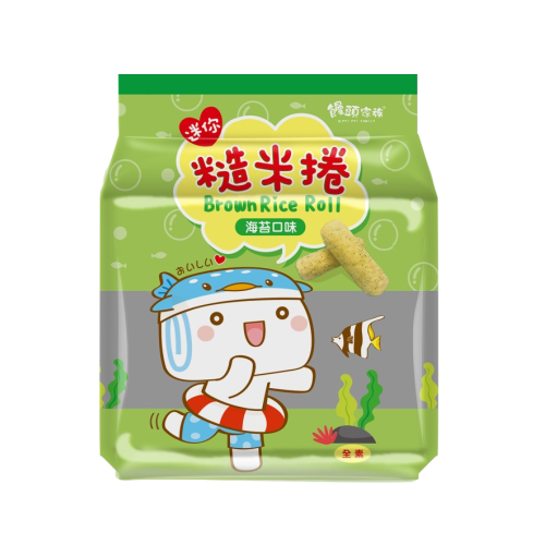 饅頭家族 迷你糙米捲-海苔 105g