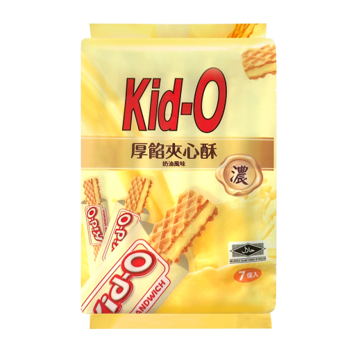 Kid-O 厚餡夾心酥 奶油 91g