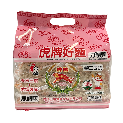 虎牌 好麵 刀削麵 無調味 1020g (12入)