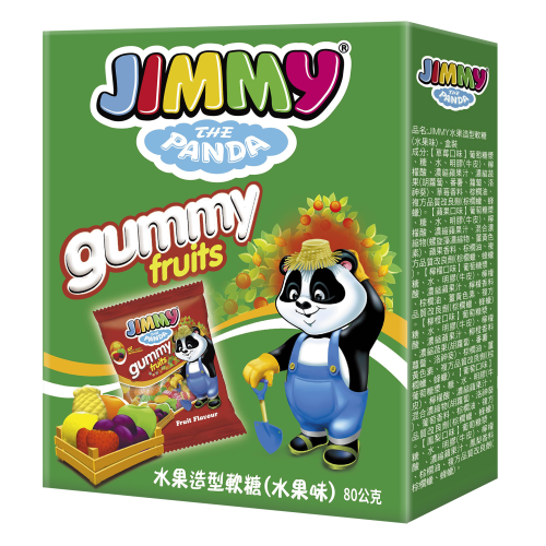 JIMMY造型軟糖水果口味 80g